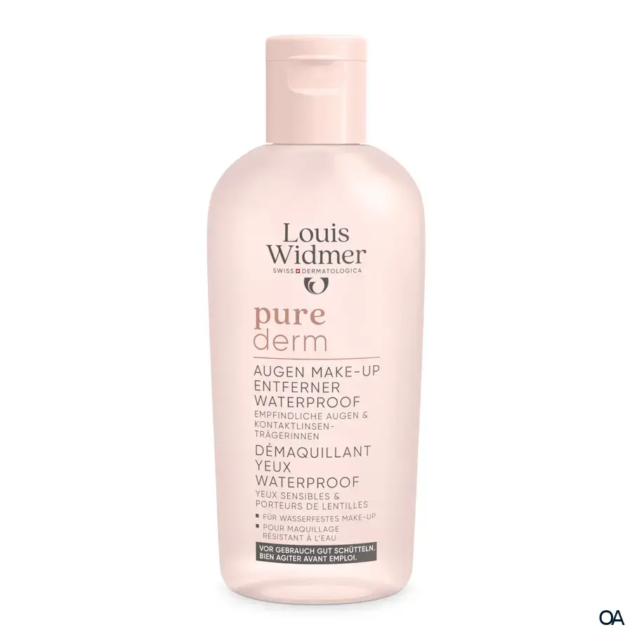 Louis Widmer purederm Augen Make-up Entferner Waterproof - ohne Parfum