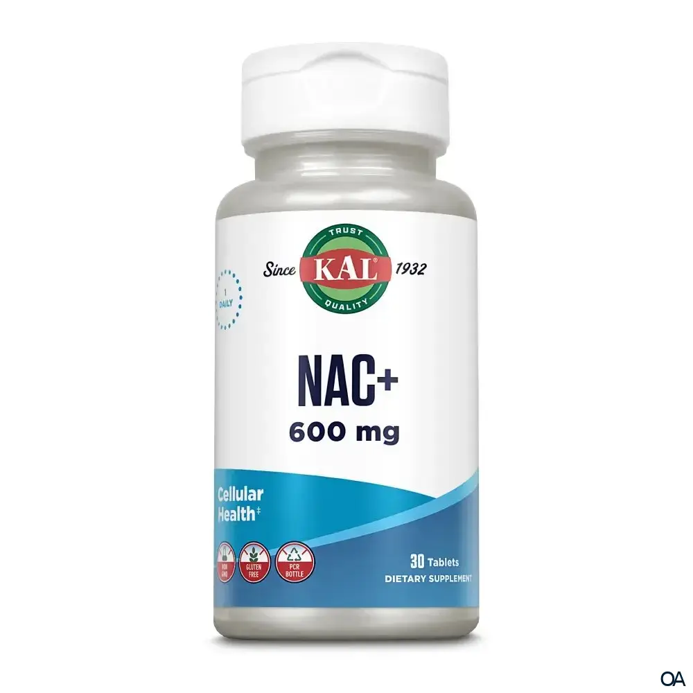 KAL NAC+ (N-Acetyl-Cystein) + Molybdän + B2 Tabletten
