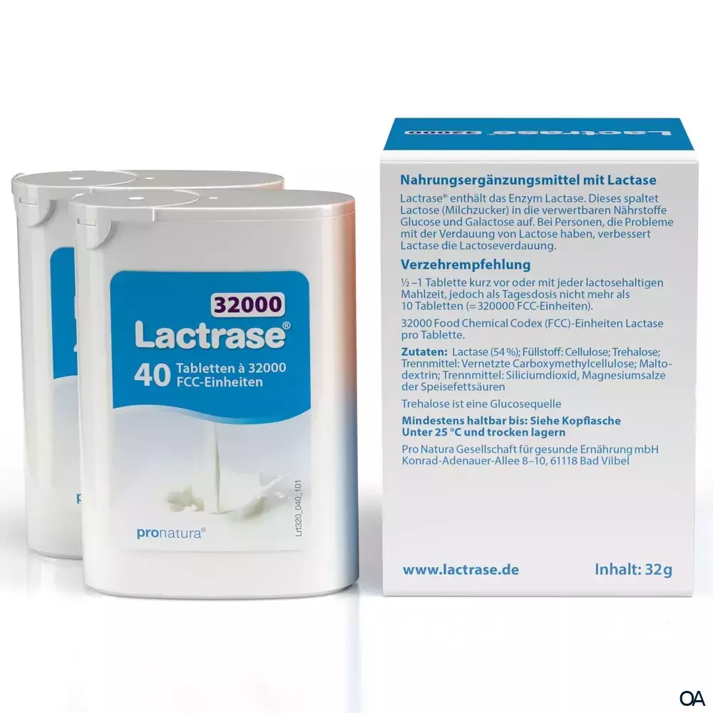 Lactrase® 32000 FCC Teilbare Tabletten Spender