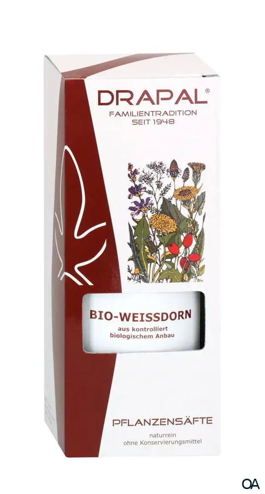 DRAPAL® Bio-Weißdorn Pflanzensaft