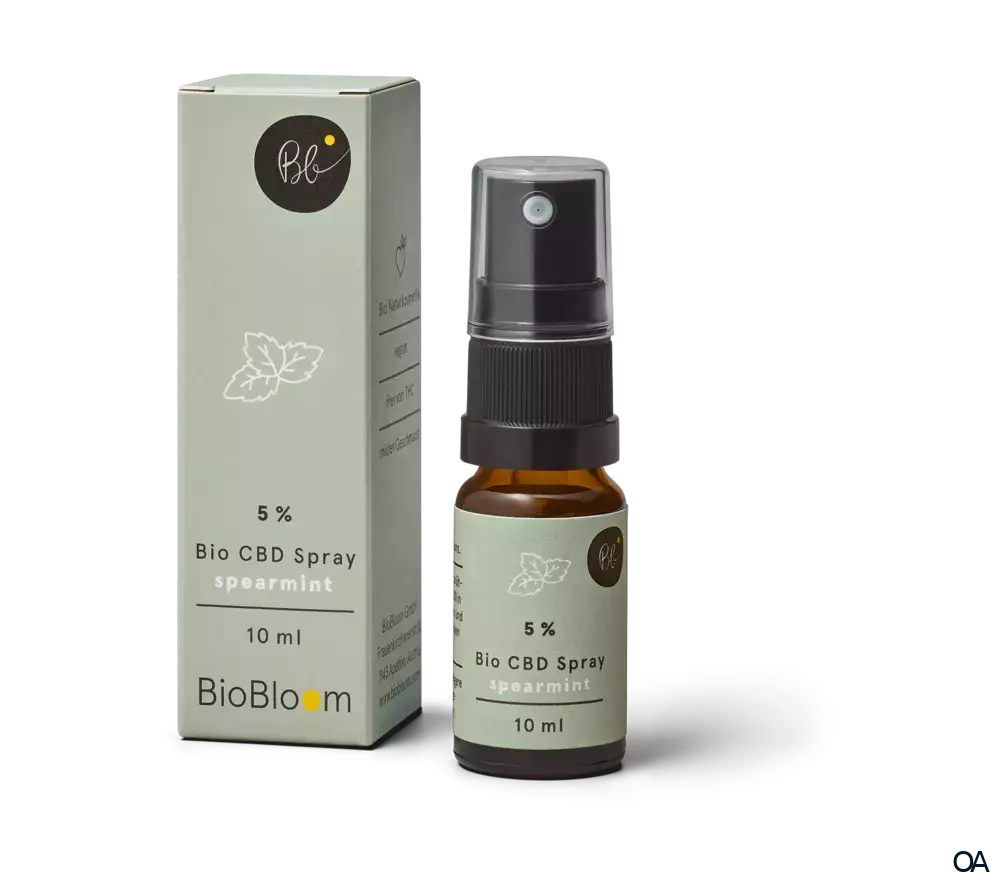 BioBloom spearmint 5% Bio CBD Spray BioBloom spearmint 5% Bio CBD Spray