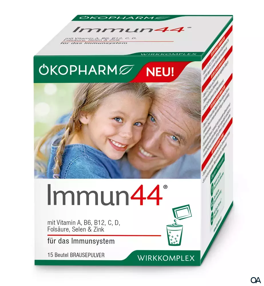Ökopharm® Für die Abwehrkräfte Immun44* Brausepulver Sachets