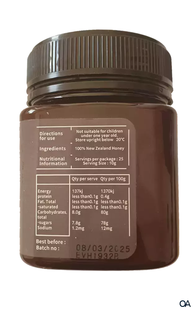 QueenBee Manuka Honig MGO 400+