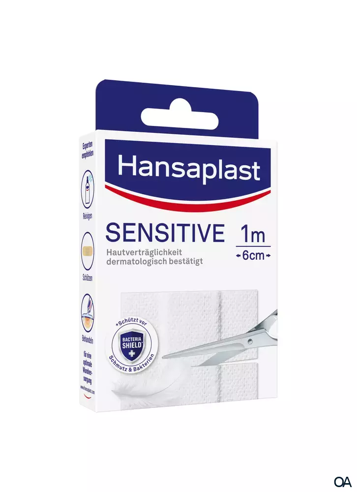 Hansaplast Sensitive Pflaster 6cm x 1m