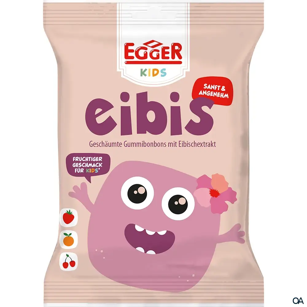 Egger eibis - Geschäumte Gummibonbons mit Eibischextrakt