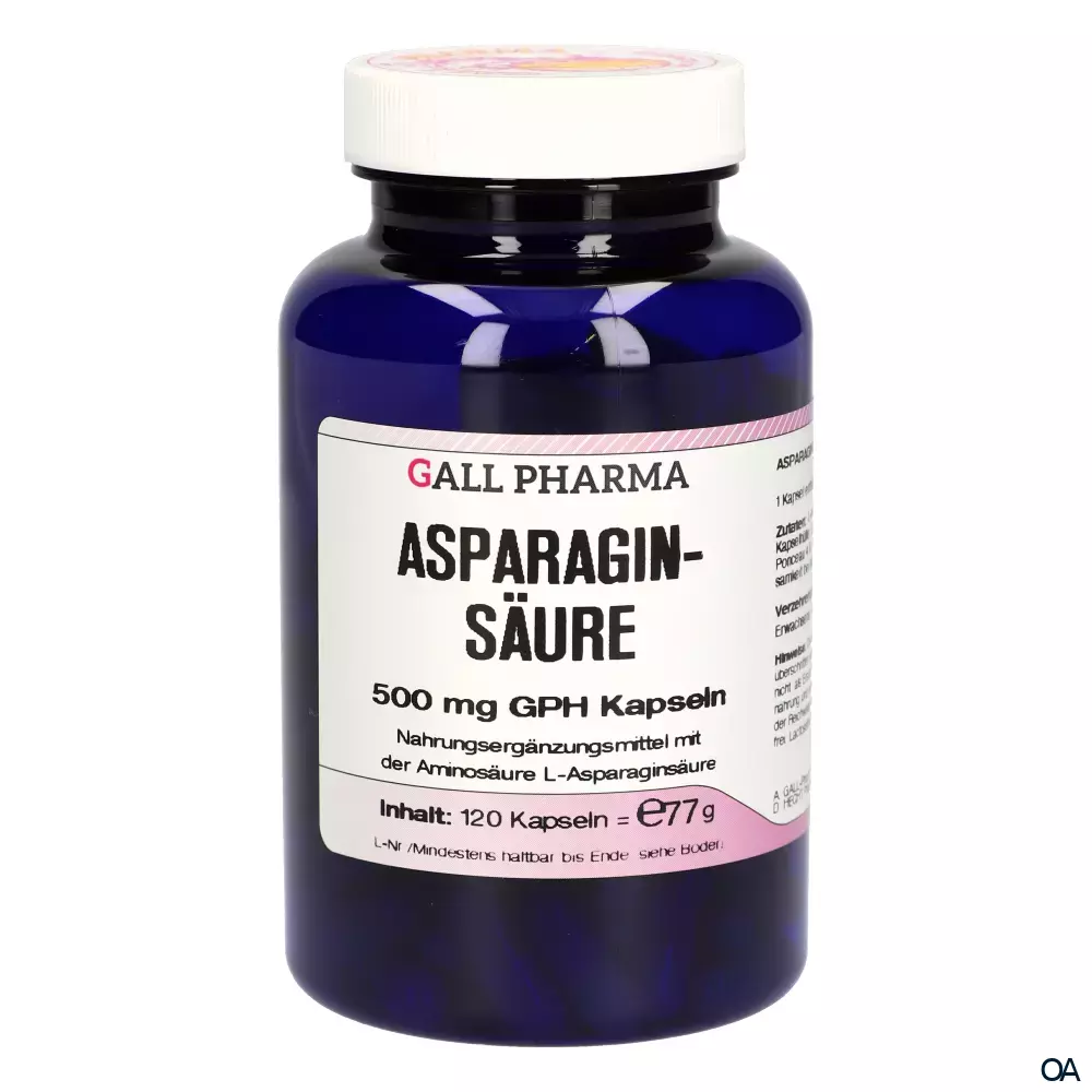 Gall Pharma Asparaginsäure 500 mg Kapseln