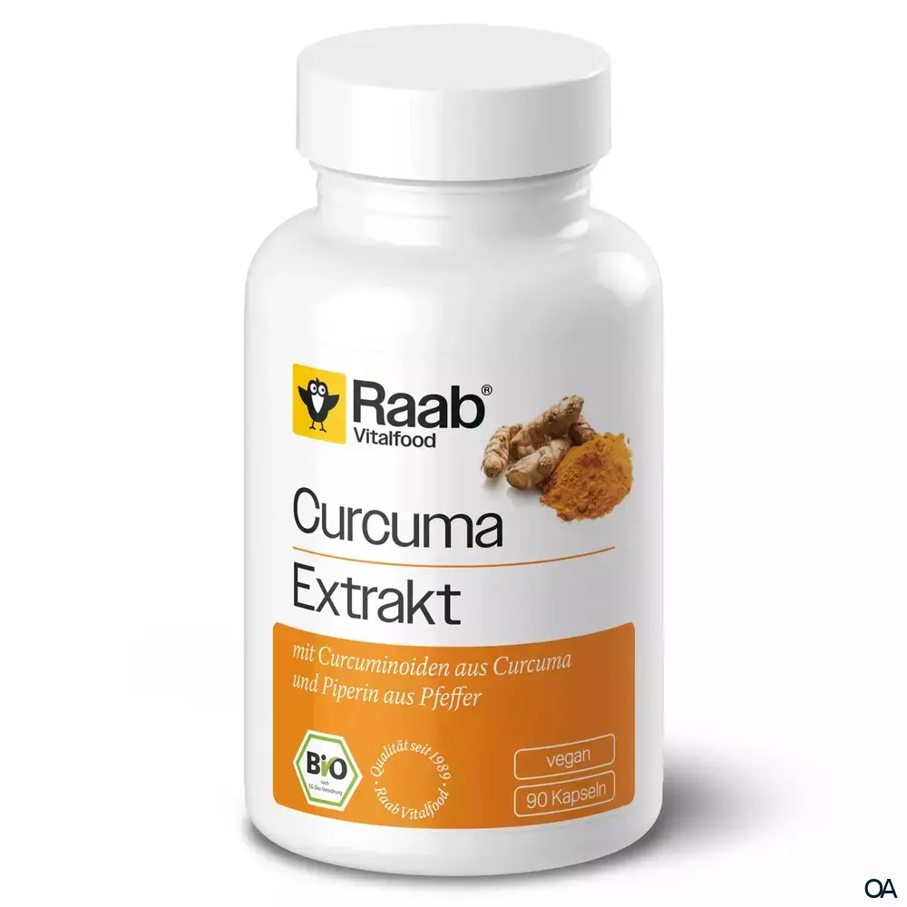 Raab® Vitalfood Bio Curcuma Extrakt Kapseln
