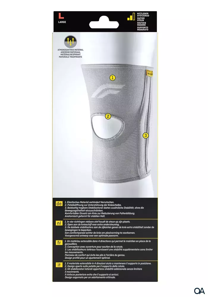 3M Futuro Knie-Bandage mit seitlicher Unterstützung 46165, Größe L