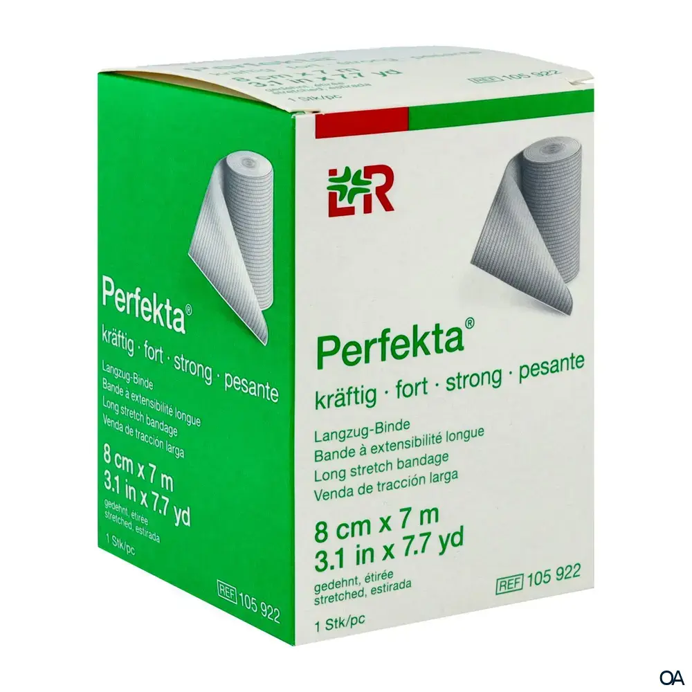 Perfekta® Kräftig Langzugbinde 8 cm x 7 m