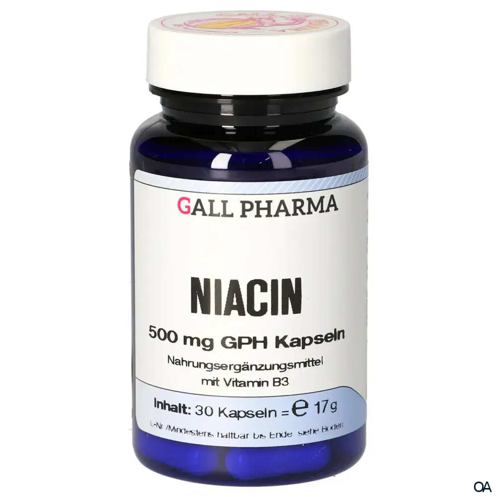Gall Pharma Niacin 500 mg Kapseln