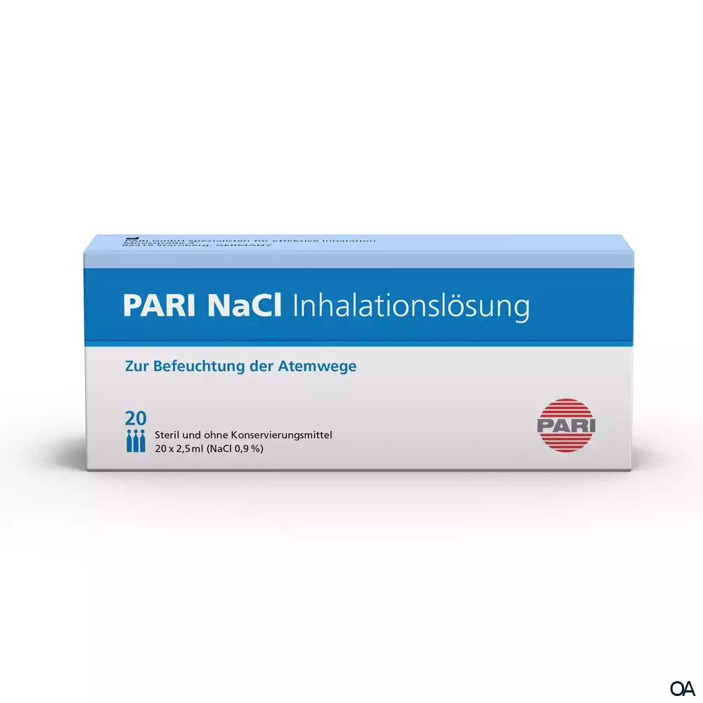 PARI NaCl 0,9% Inhalationslösung 20 x 2,5 ml
