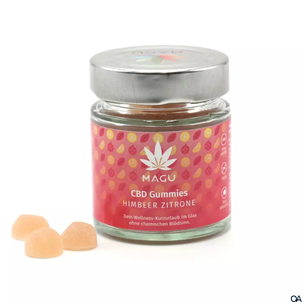 MAGU CBD Gummies Himbeer-Zitrone