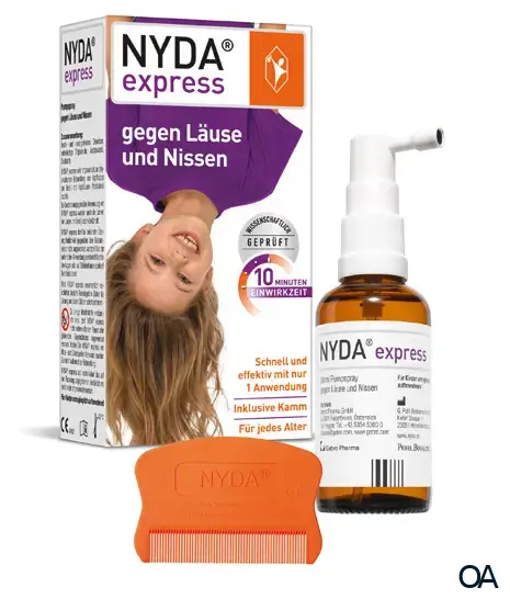 NYDA® express Pumpspray inkl. Nissenkamm