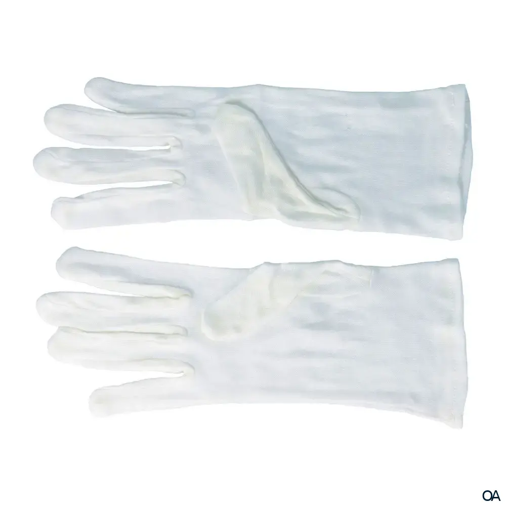 mpö Zwirnhandschuhe Weiss - Größe 7