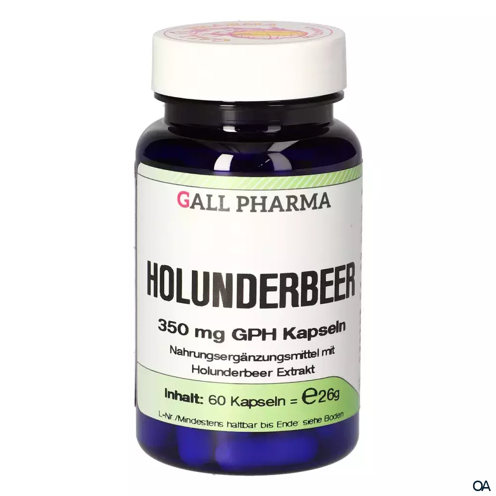 Gall Pharma Holunderbeer 350 mg Kapseln