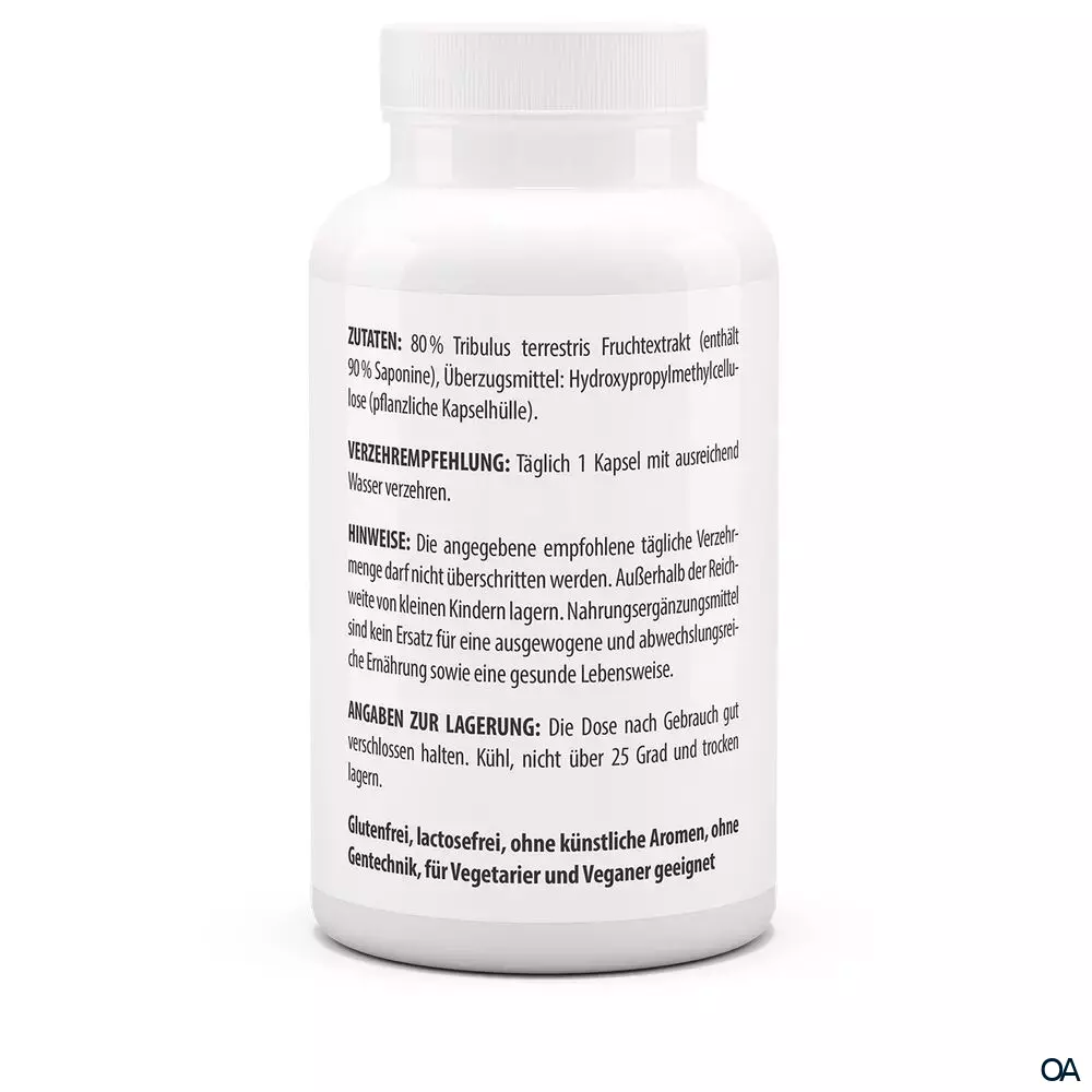 Vitaworld Tribulus Terrestris Extrakt 500 mg Kapseln