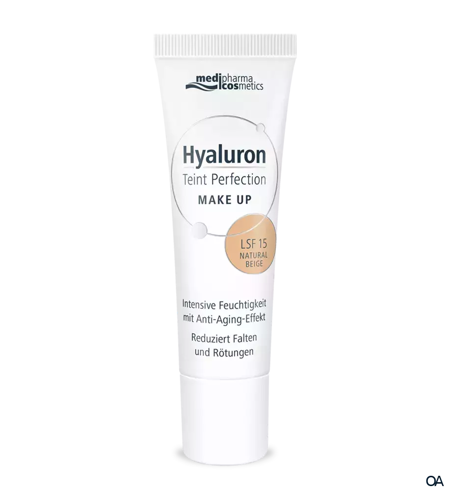 medipharma cosmetics Hyaluron Teint Perfection Make Up LSF 15 Natural Beige