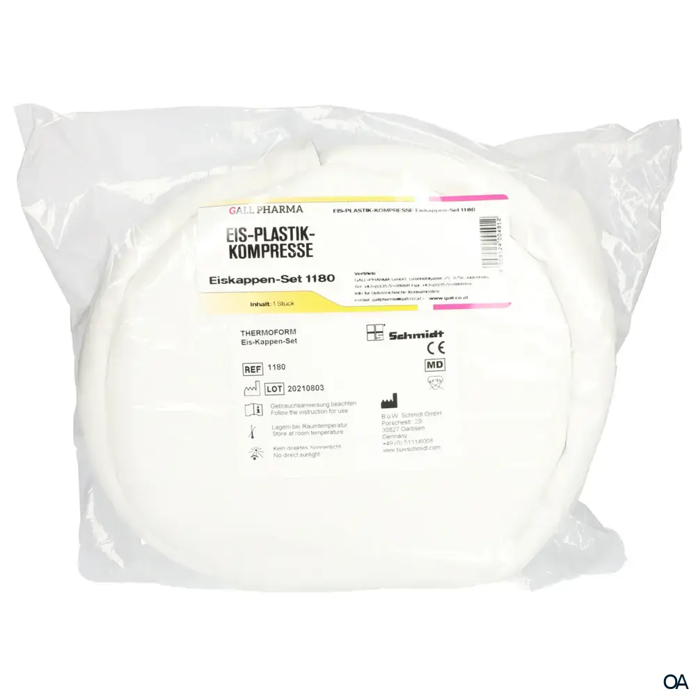 Schmidt® Eis-Plastik-Kompresse Eiskappen-Set Typ 1180