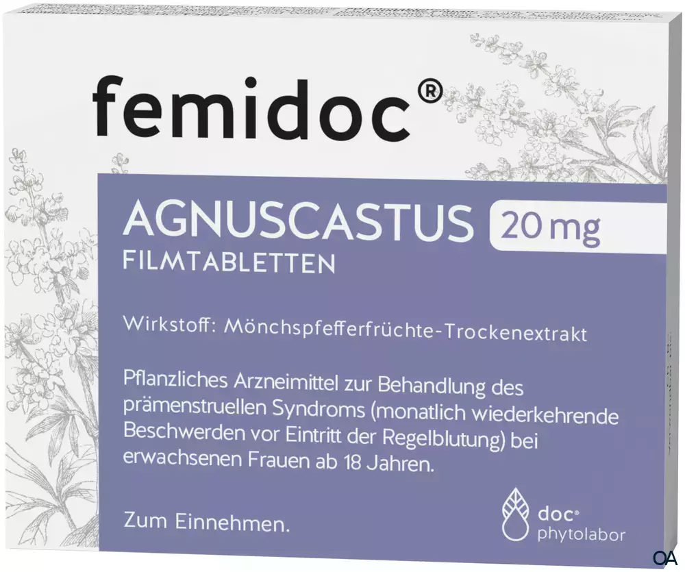 Femidoc® Agnuscastus 20 mg Filmtabletten