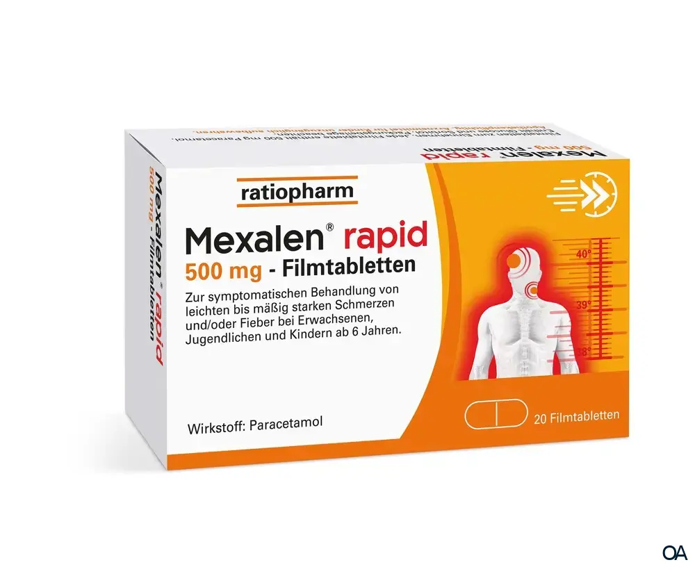 Mexalen® rapid 500 mg Filmtabletten