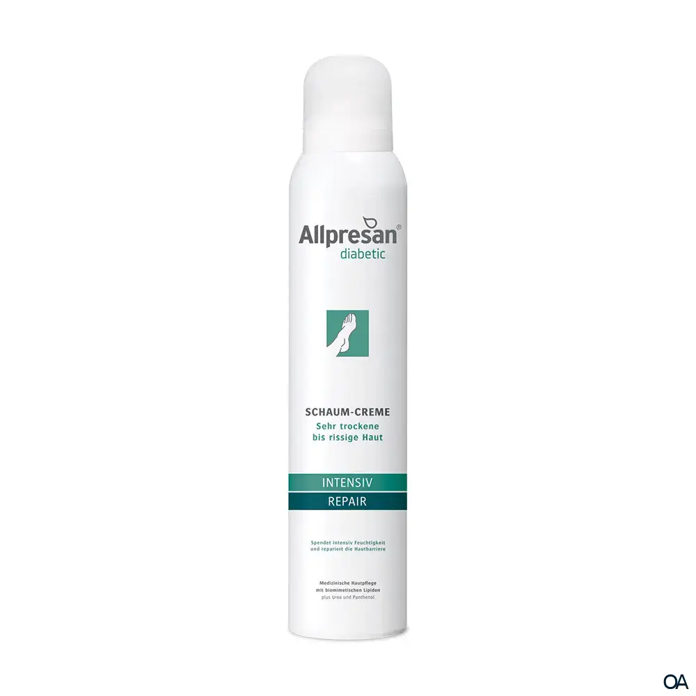 Allpresan® diabetic INTENSIV + REPAIR Schaum-Creme mit Urea
