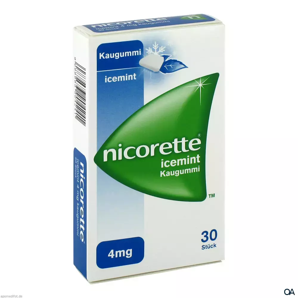 Nicorette® Icemint 4 mg - Kaugummi zur Raucherentwöhnung Nicorette® Icemint 4 mg - Kaugummi zur Raucherentwöhnung