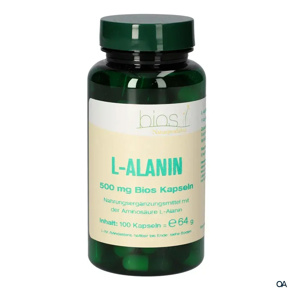 Bios L-Alanin 500 mg Kapseln