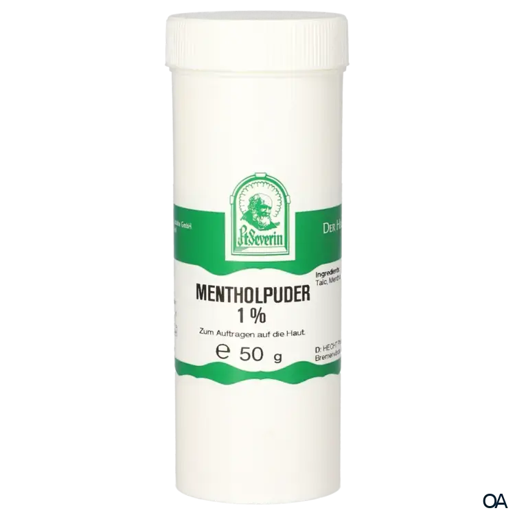 Pater Severin Menthol Puder 1%