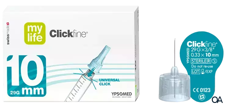 mylife Clickfine 29G 0,33 x 10 mm Pen-Nadeln mylife Clickfine 29G 0,33 x 10 mm Pen-Nadeln