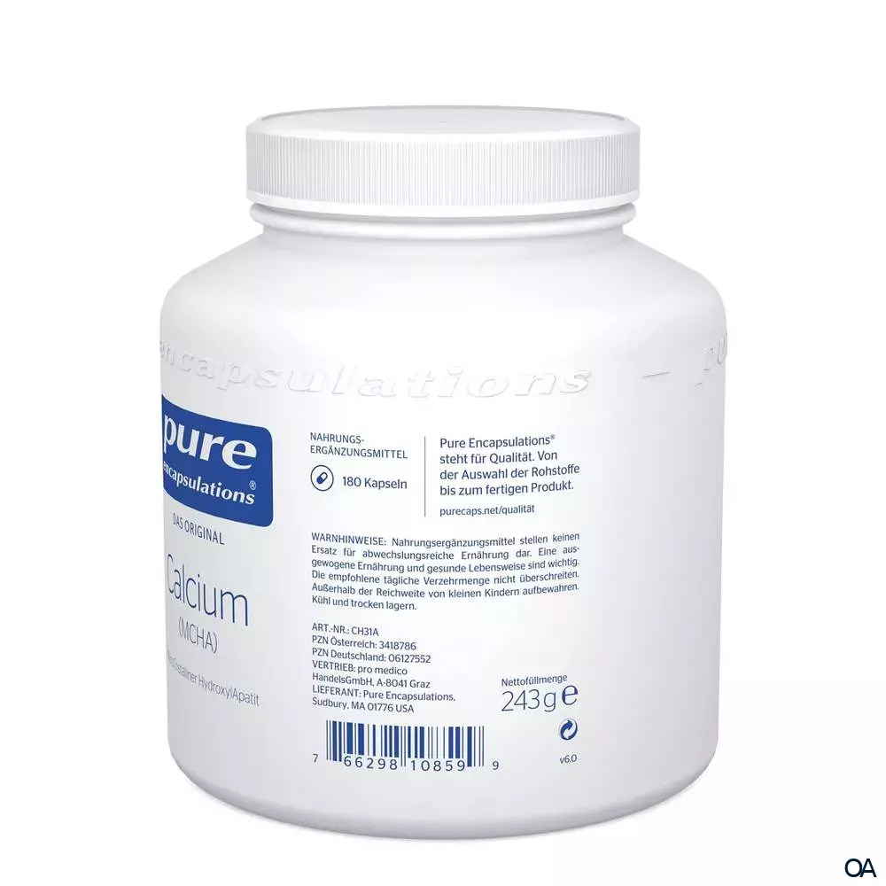 pure encapsulations® Calcium (MCHA)