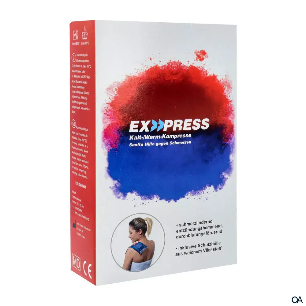 Express Kalt-Warm Kompresse, 12 x 29 cm
