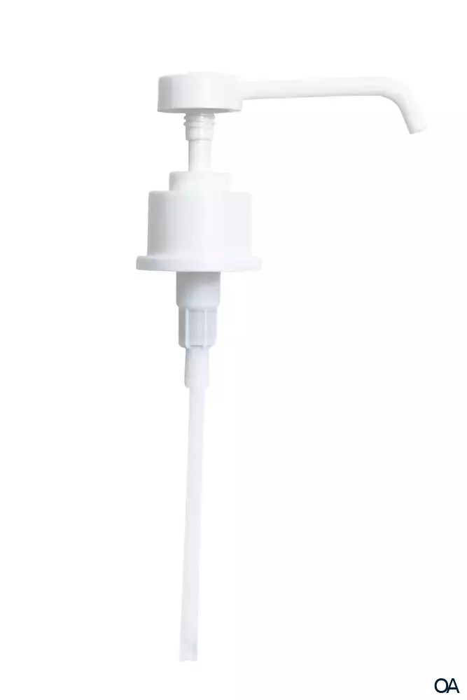 Hartmann Einmalpumpe mit langem Auslauf für 1L-Flaschen