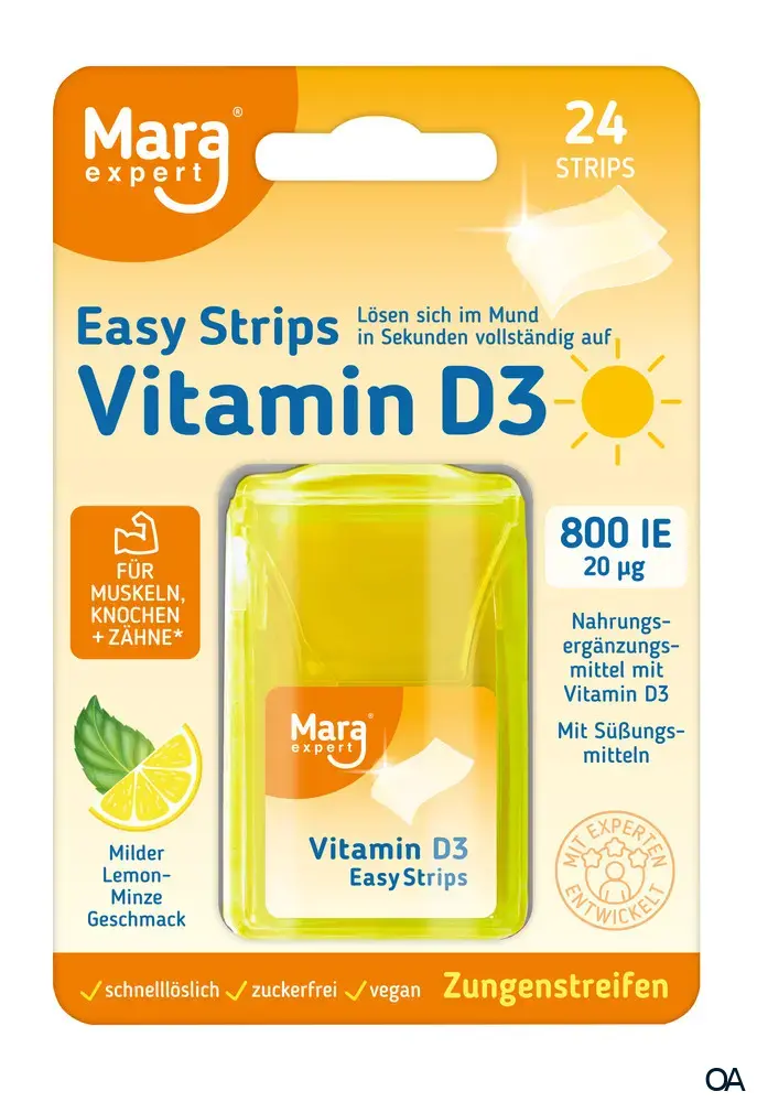 Mara expert® Vitamin D3 800 IE Easy Strips