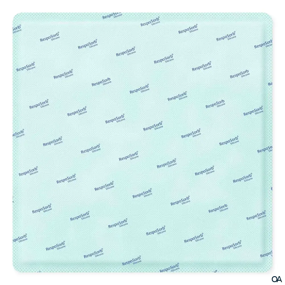 RespoSorb® Silicone superabsorbierende Saugkompresse mit Silikonwundkontaktschicht steril, 20 x 20 cm