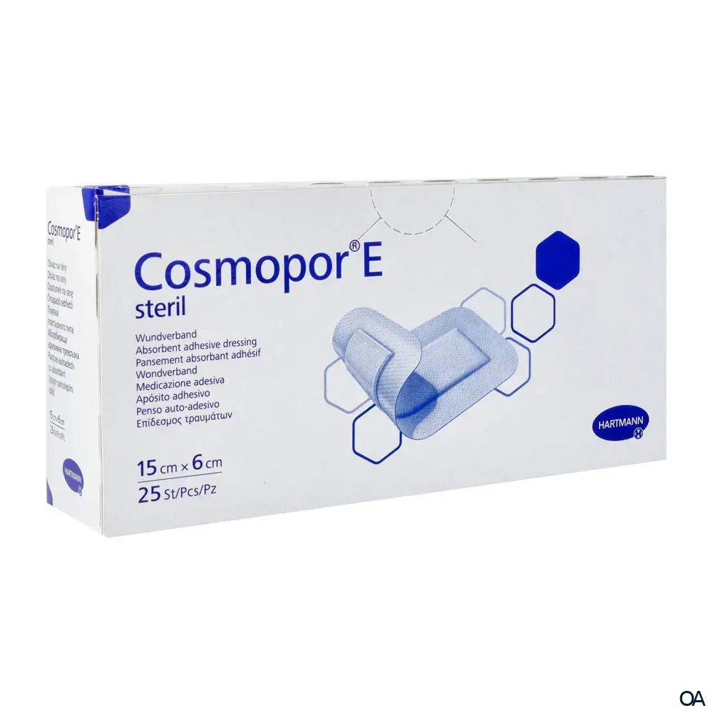 Cosmopor® E selbstklebender Wundverband steril, 6 x 15 cm
