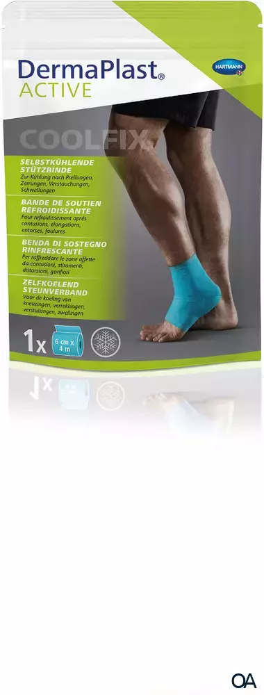DermaPlast® ACTIVE Cool Fix, Selbstkühlende Stützbinde 6cm x 4m