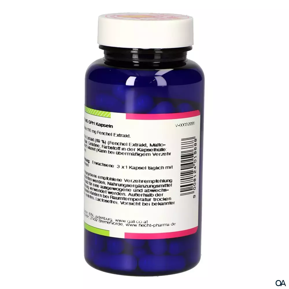 Gall Pharma Fenchel 370 mg Kapseln