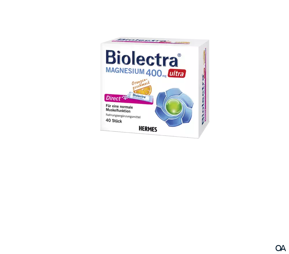 Biolectra® Magnesium 400 mg ultra Direct Orange