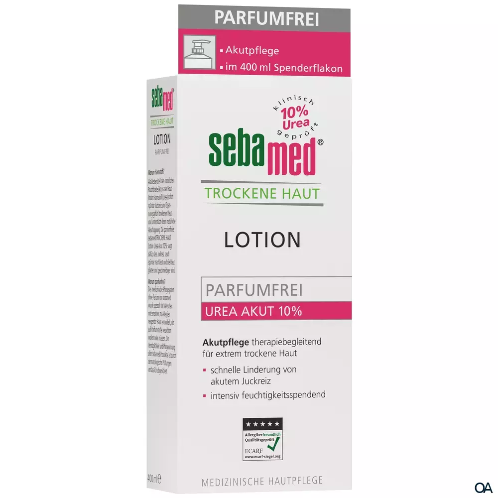 Sebamed Trockene Haut Urea Akut 10 % Lotion parfumfrei