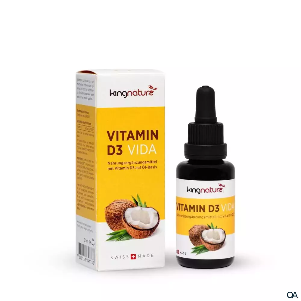 Kingnature Vitamin D3 Vida Tropfen
