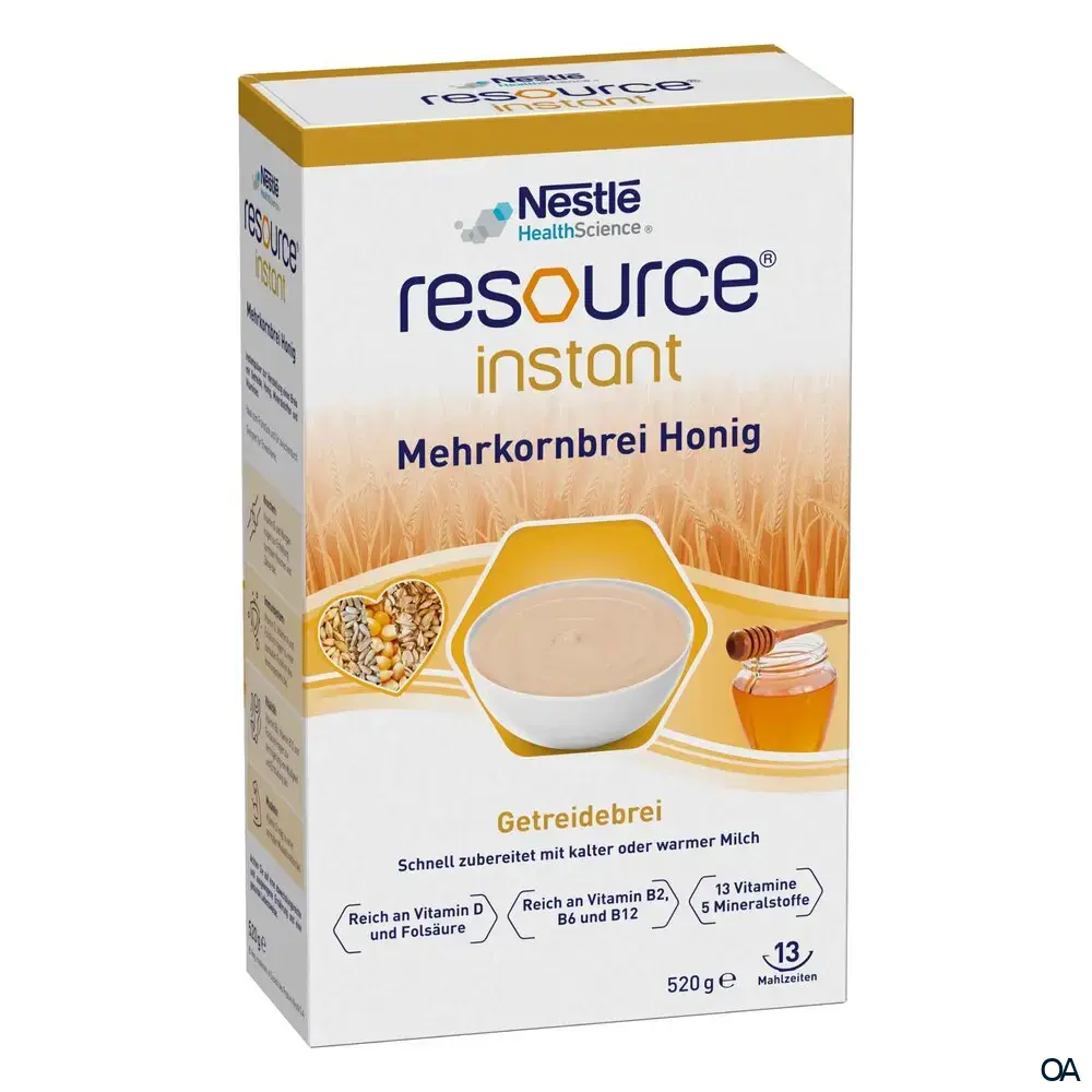 Nestle resource® instant Mehrkornbrei Honig 520g
