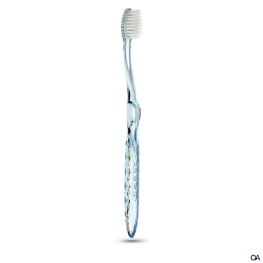 agwa super clean dent Silber – Zahnbürste blau