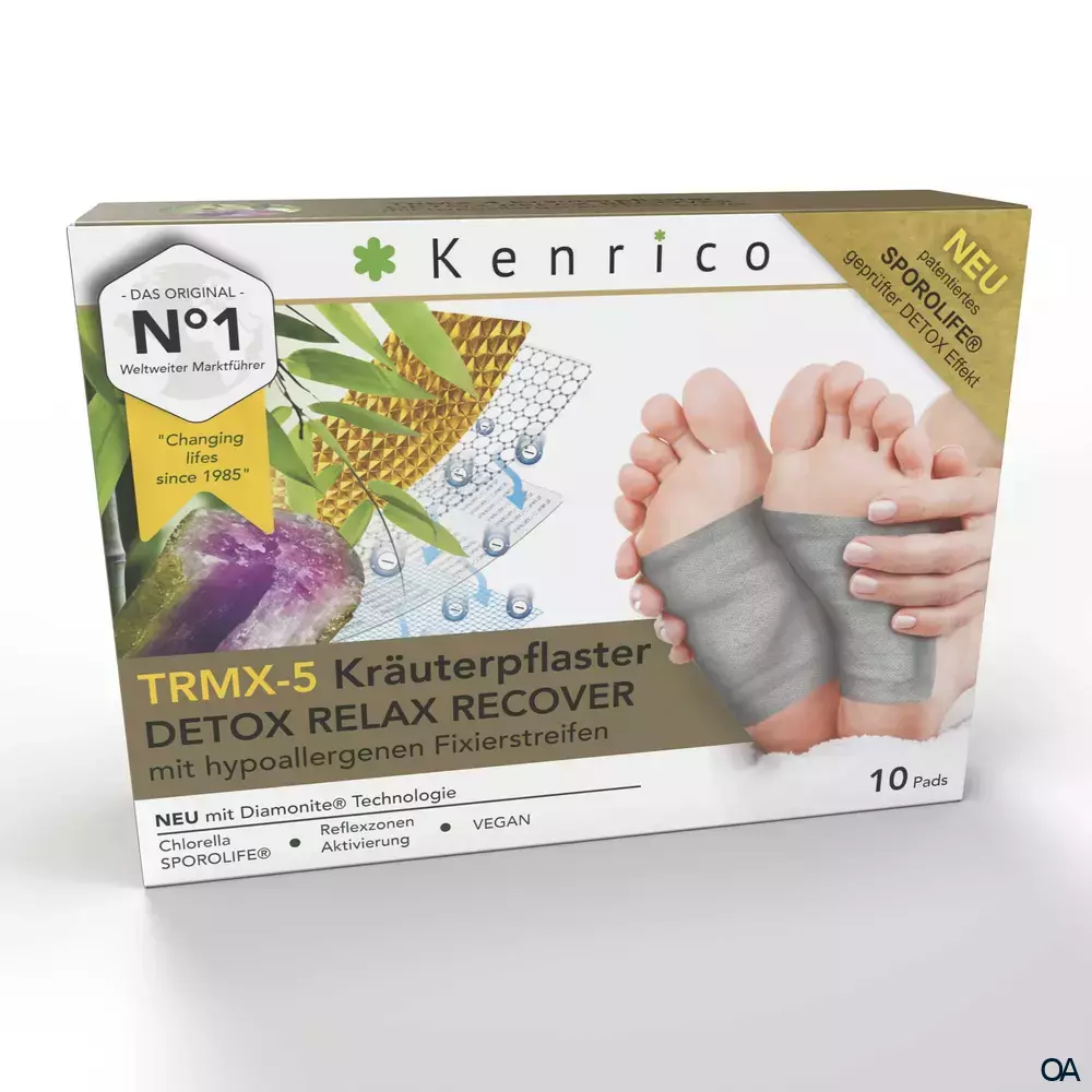 Kenrico TRMX-5 Kräuterpflaster DETOX RELAX RECOVER