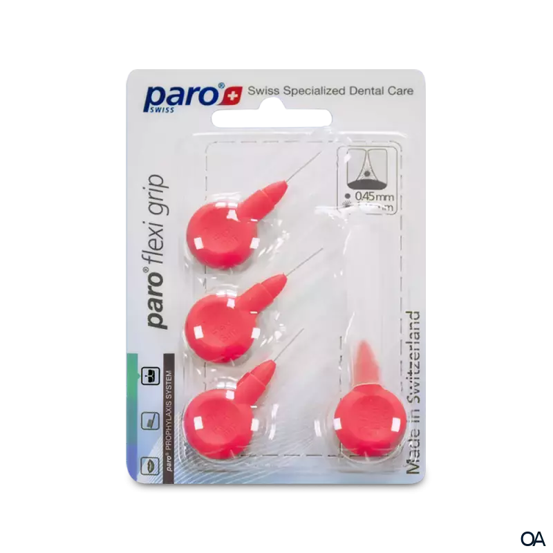 paro® flexi grip, xxx-fein, rot, zylindrisch, ø 1.9 mm Interdentalbürsten
