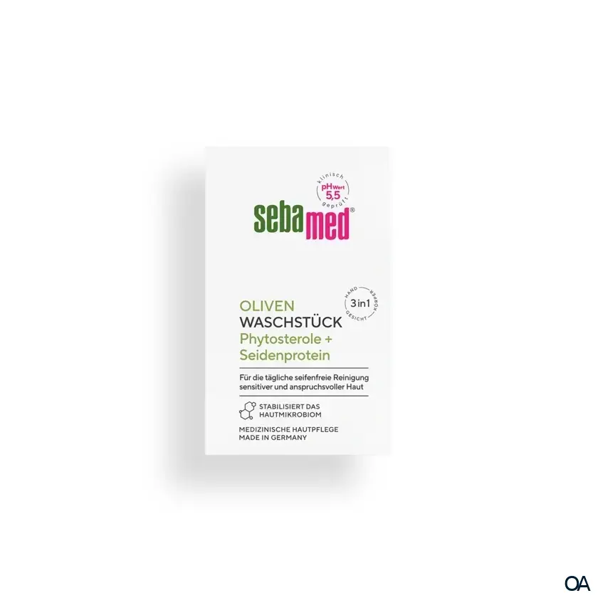 Sebamed Seifenfreies Waschstück Olive
