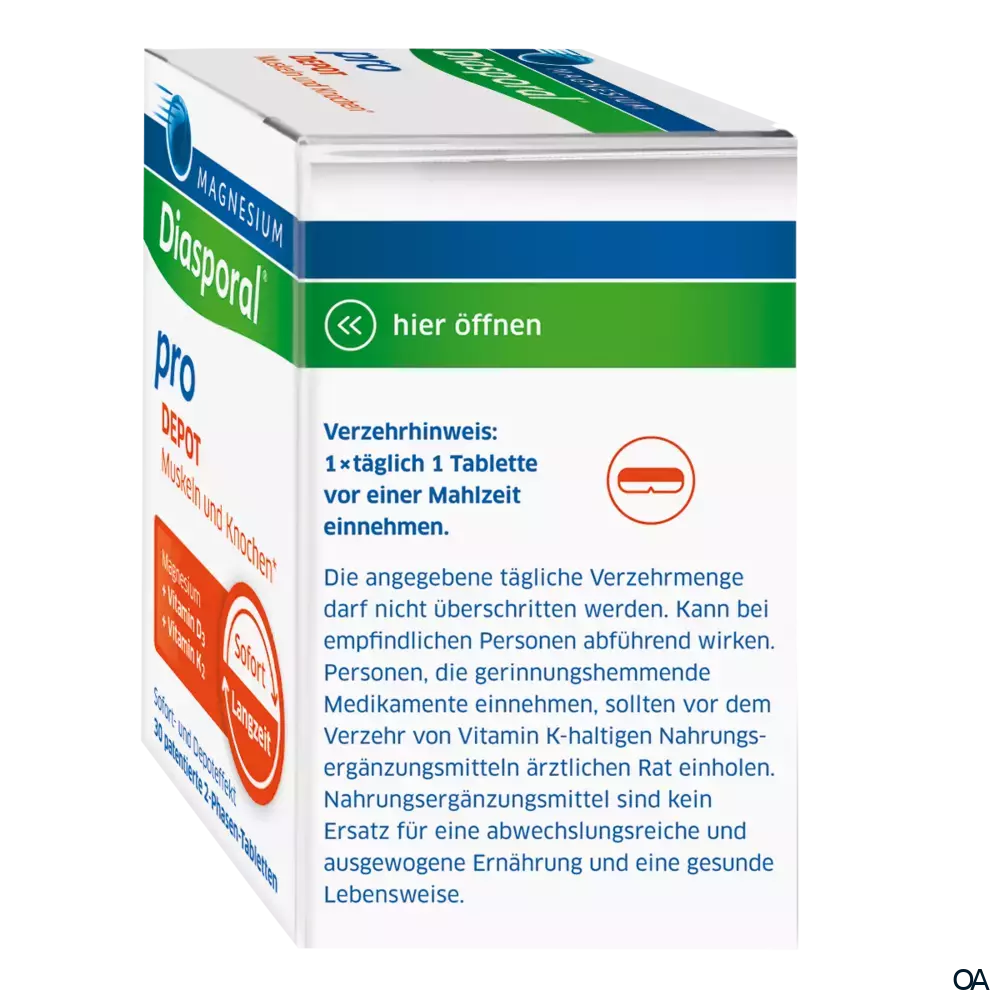 Magnesium Diasporal® Pro DEPOT Muskeln und Knochen* Tabletten