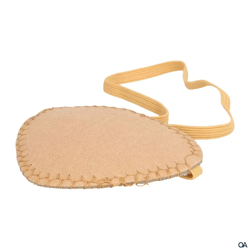 Dr. Junghans Augenklappe mit Gummiband - Farbe: Sand