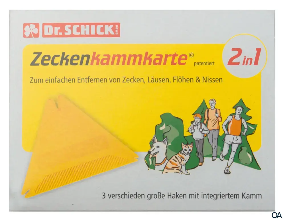 Dr. Schick Zeckenkammkarte