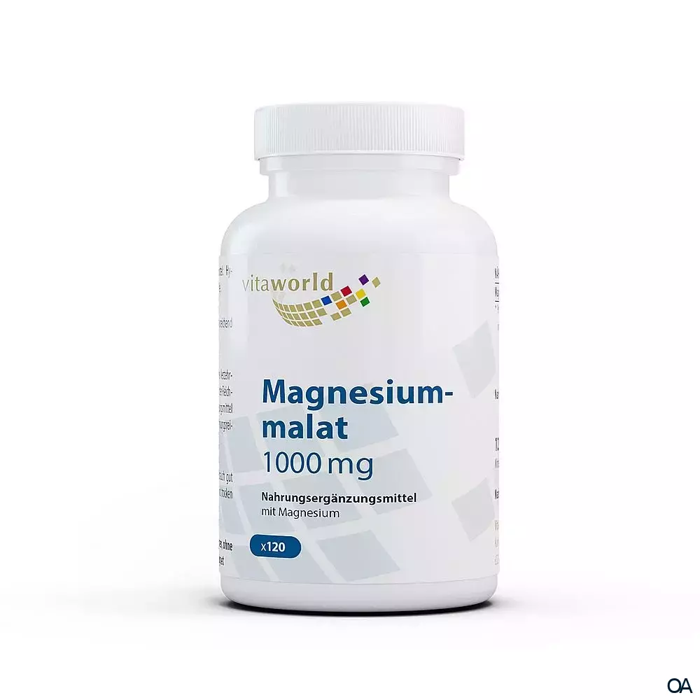 Vitaworld Magnesiummalat 1000 mg Kapseln
