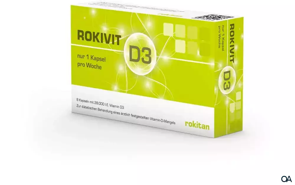 Rokivit D3 nur 1 Kapsel pro Woche